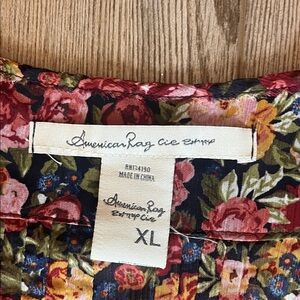 American Rag Multicolor Floral Top